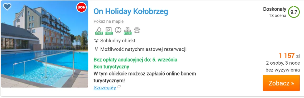 Zdjęcie Kołobrzeg gdzie zrealizować bon turystyczny – najlepsze miejsca i oferty