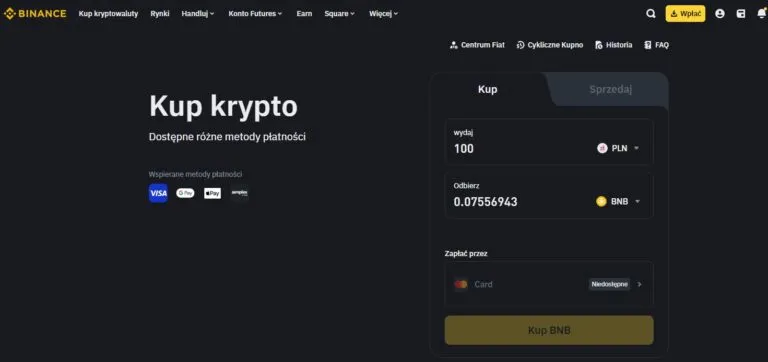 Zdjęcie Jak kupić kryptowalutę za złotówki bez prowizji i błędów na Binance