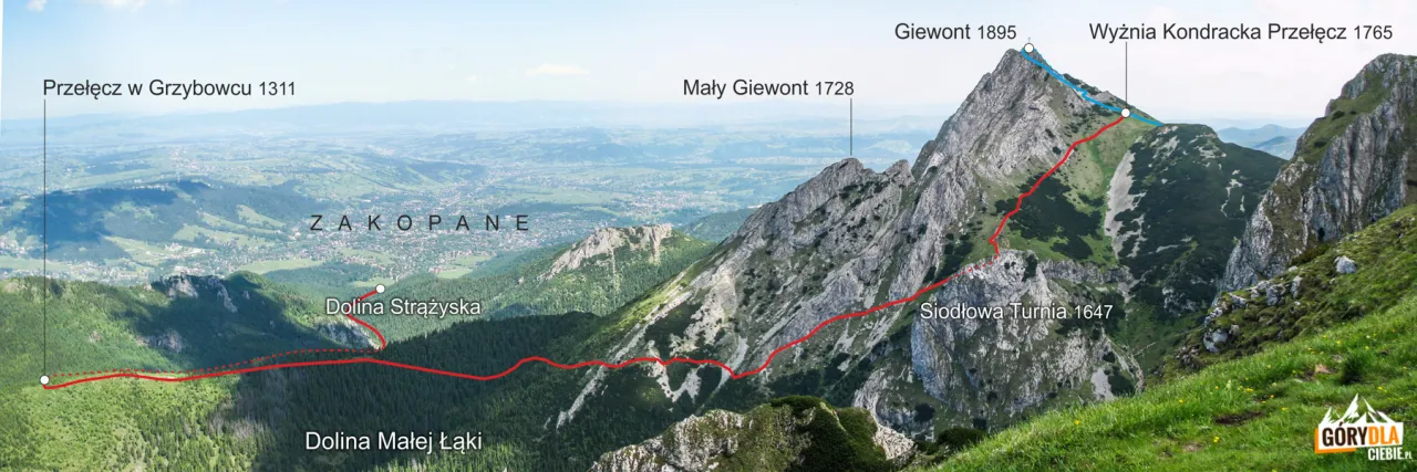 Zdjęcie Ile trwa wejście na Giewont? Sprawdź, co może cię zaskoczyć