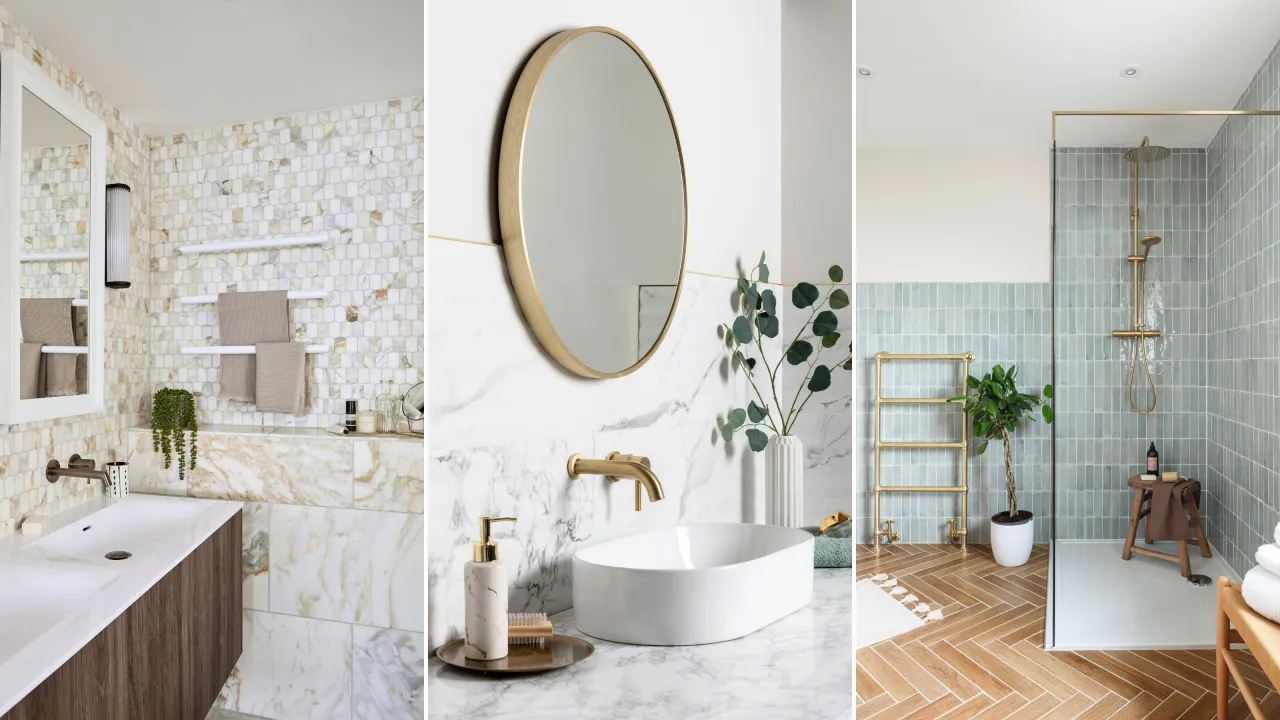 Zdjęcie At draw attention - Wooden furniture for the bathroom
