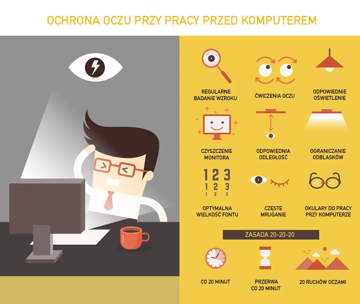 Zdjęcie Jak chronić wzrok przed komputerem i uniknąć zmęczenia oczu