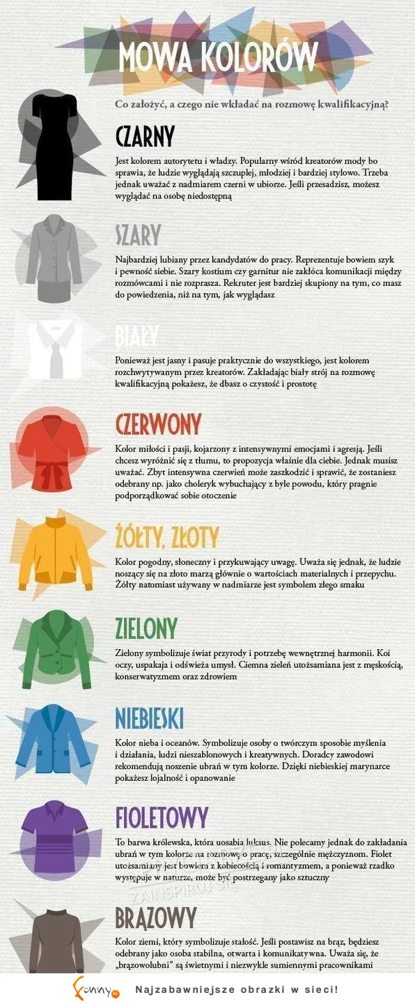 Zdjęcie Co kolor ubrania mówi o tobie? Zaskakujące znaczenia barw