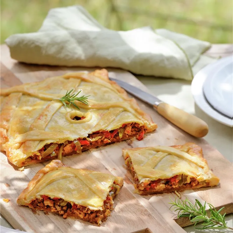 Zdjęcie Empanada de carne picada y verduras: receta fácil y deliciosa