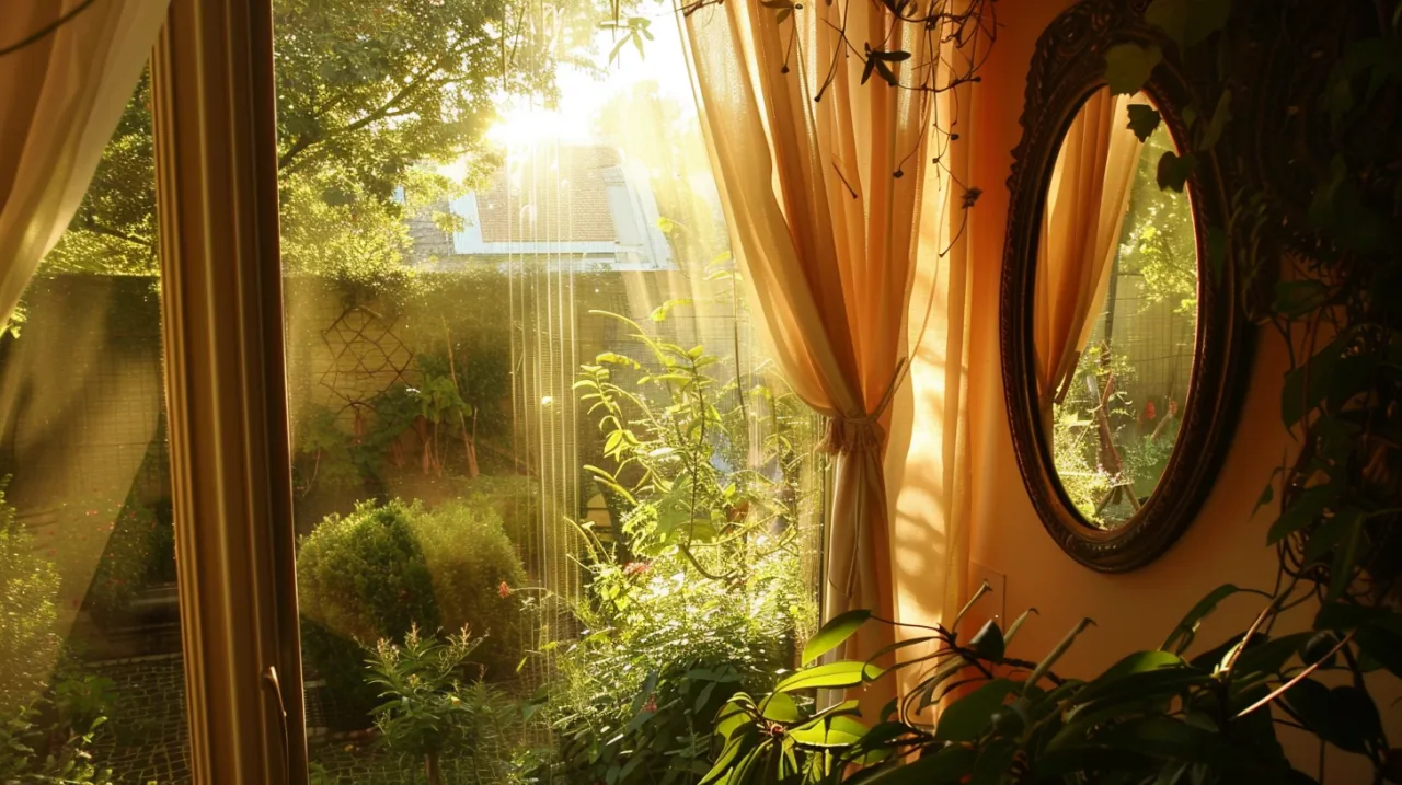Zdjęcie Feng shui - lustro naprzeciw okna, znaczenie w domu