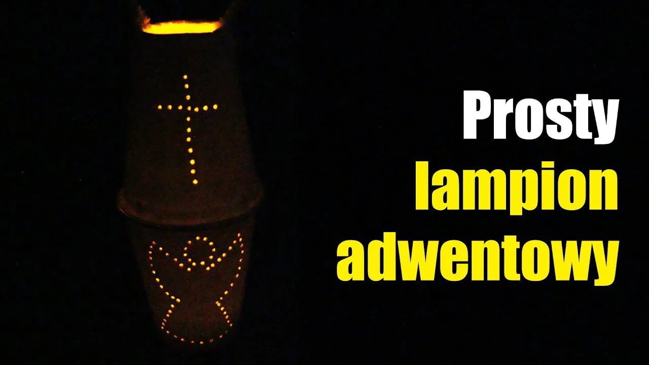 Zdjęcie Magiczny lampion adwentowy z plastikowej butelki. Prosty sposób na świąteczną dekorację