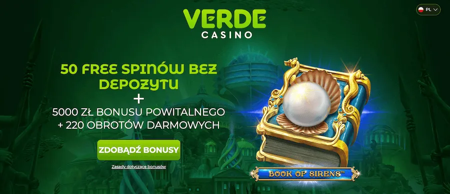 Zdjęcie Verde Casino bonus 100 zł: najpopularniejsze gry i zasady wykorzystania