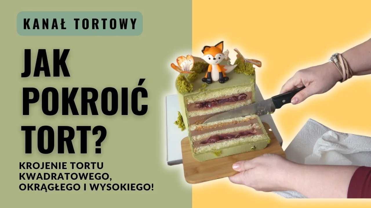Zdjęcie Jak pokroić tort okrągły, aby uniknąć brzydkiego krojenia?