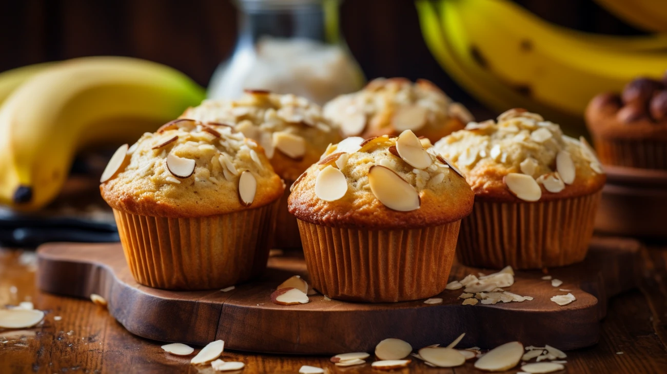 Babeczki Owsiane z Bananem - Pyszne i Zdrowe Muffiny