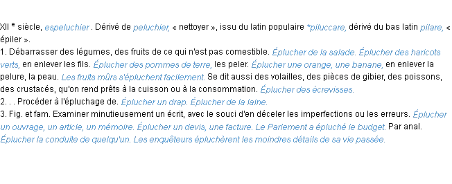Zdjęcie Synonymes d&#039;éplucher : trouvez les mots parfaits pour chaque contexte