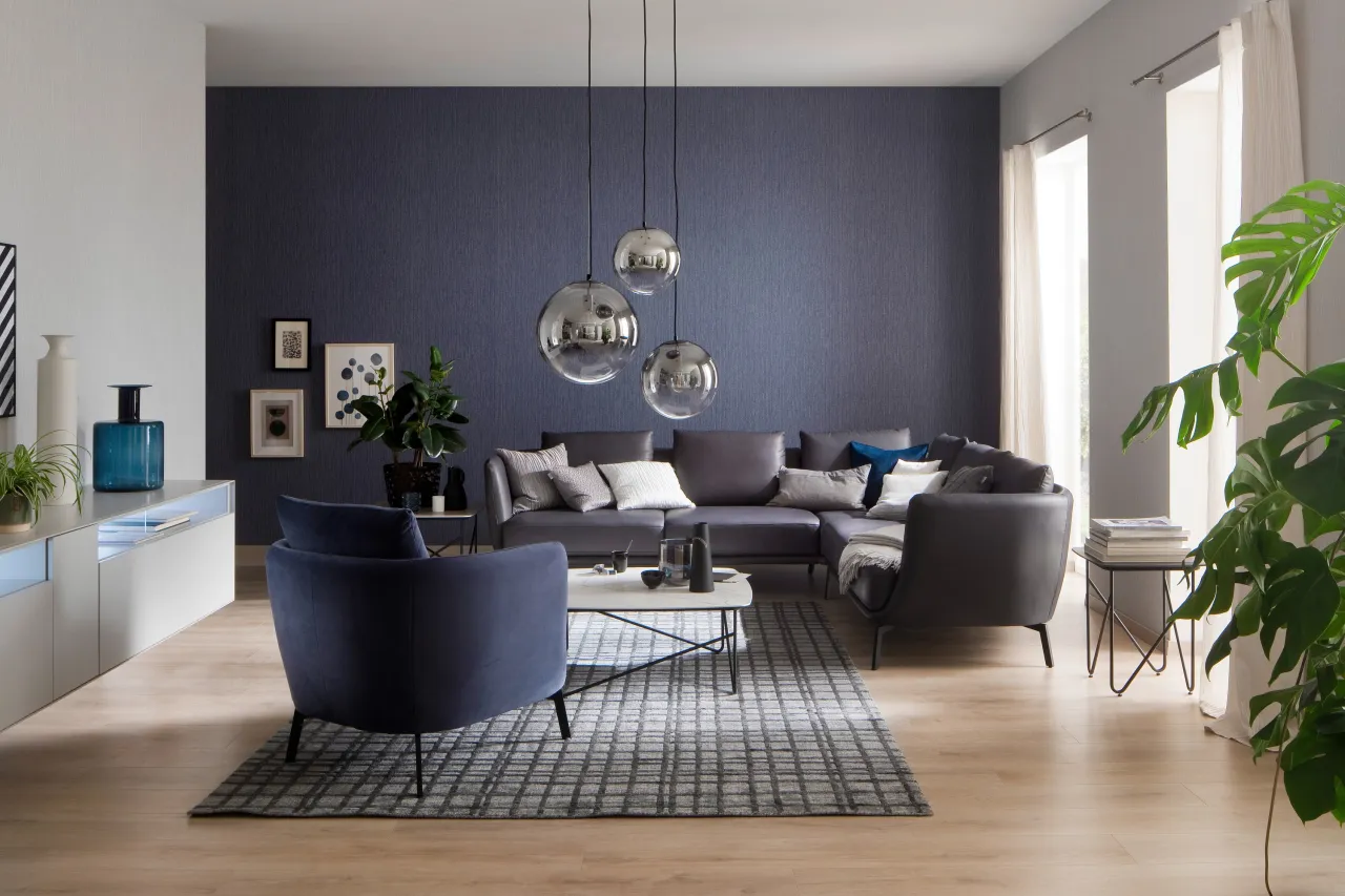 Zdjęcie Luxuriöses Wohnzimmer modern gestalten: Ideen für eleganten Stil