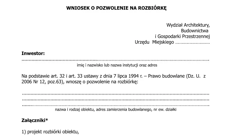 Zdjęcie Gdzie zgłosić rozbiórkę budynku gospodarczego i uniknąć problemów?