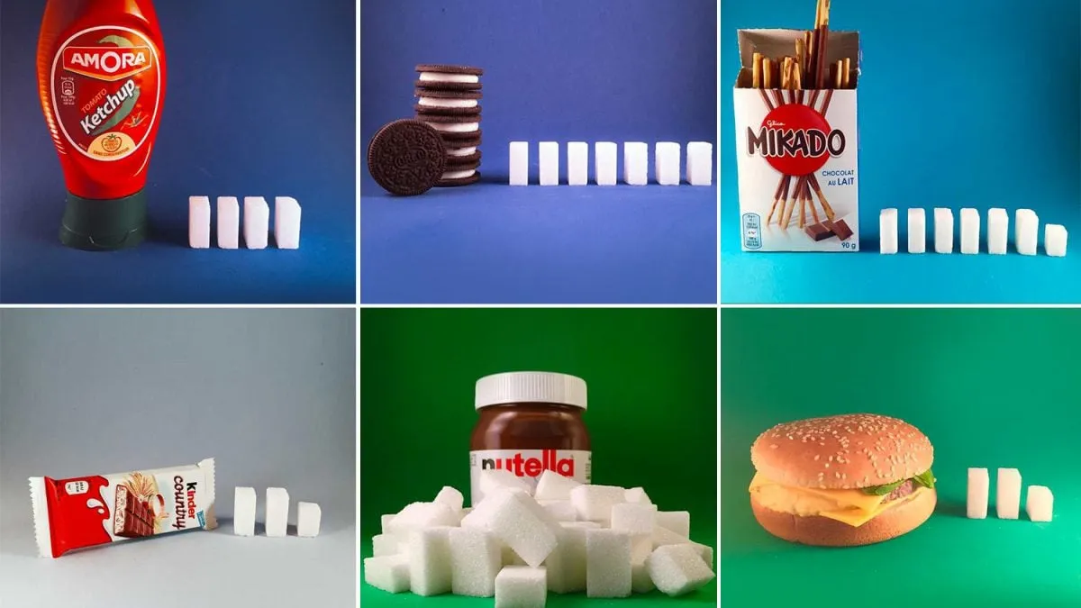 Zdjęcie Combien de calories dans un morceau de sucre ? Et les sucres cachés ?