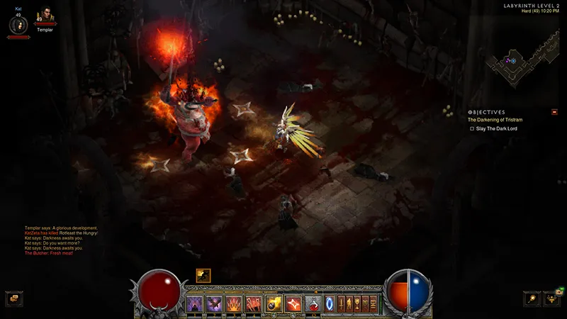 Zdjęcie Kanie krążą nad Tristram - klimatyczny fanart z Diablo 3