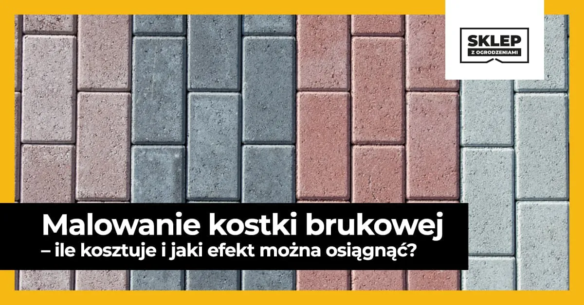 Zdjęcie Malowanie kostki brukowej czy warto? Poznaj zalety i wady tej metody