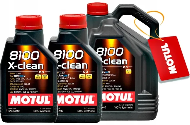 Zdjęcie Motul 8100 X-CLEAN 5W-40 1L - idealny olej do Twojego silnika