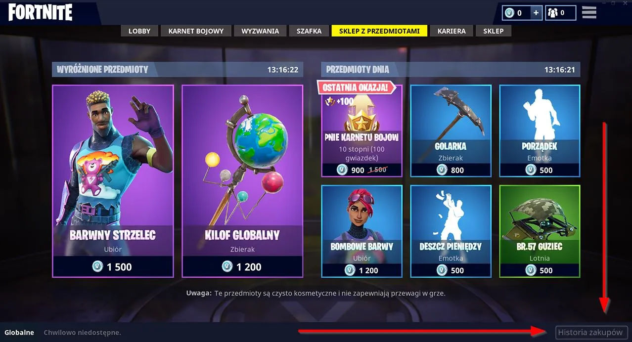 Zdjęcie Jak szybko zwrócić skina w Fortnite bez straty pieniędzy