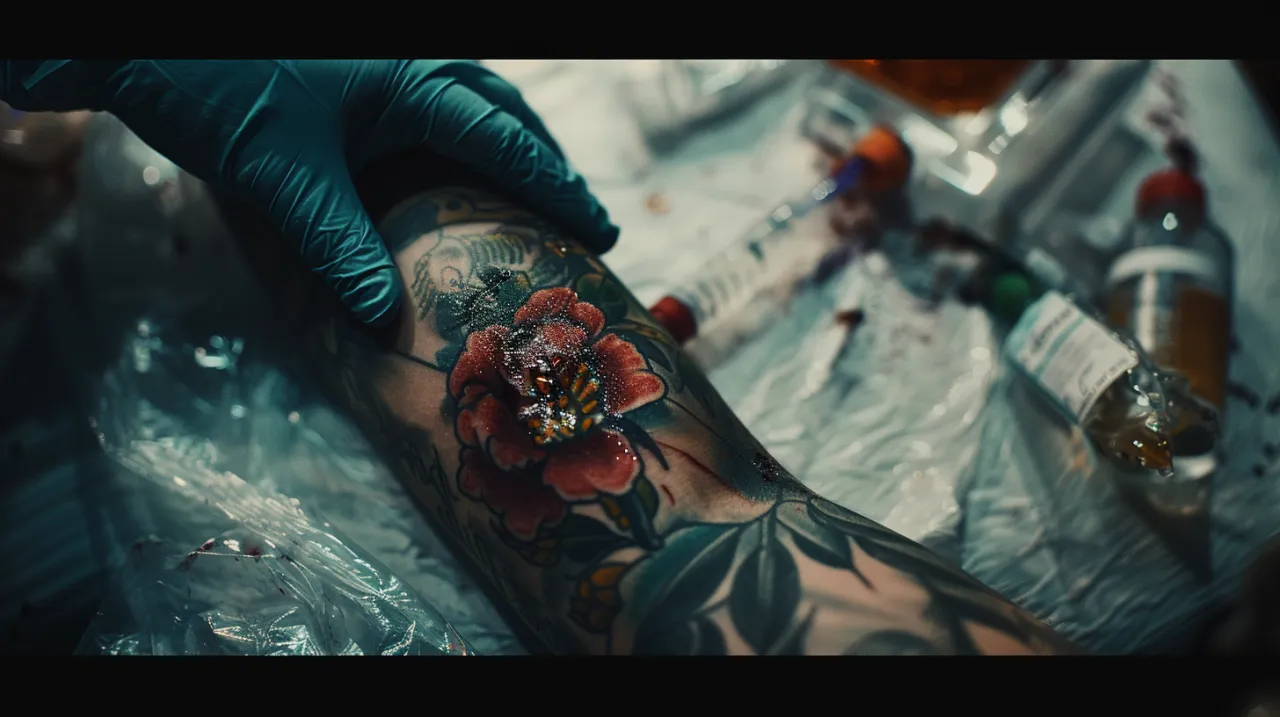 Zdjęcie Siniak po tatuażu - Jak unikać siniaków po tatuowaniu? Porady ekspertów