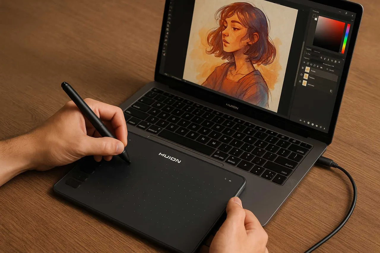 Zdjęcie Tablet graficzny Huion: Lepszy niż Wacom dla początkujących?