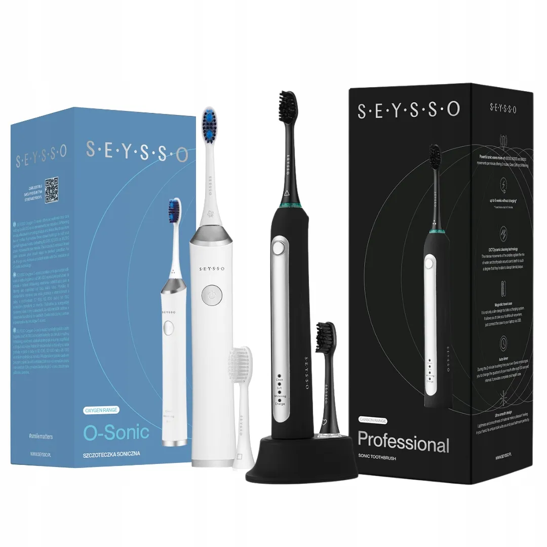 Zdjęcie Szczoteczka soniczna Philips czy Seysso - która lepiej dba o zęby?