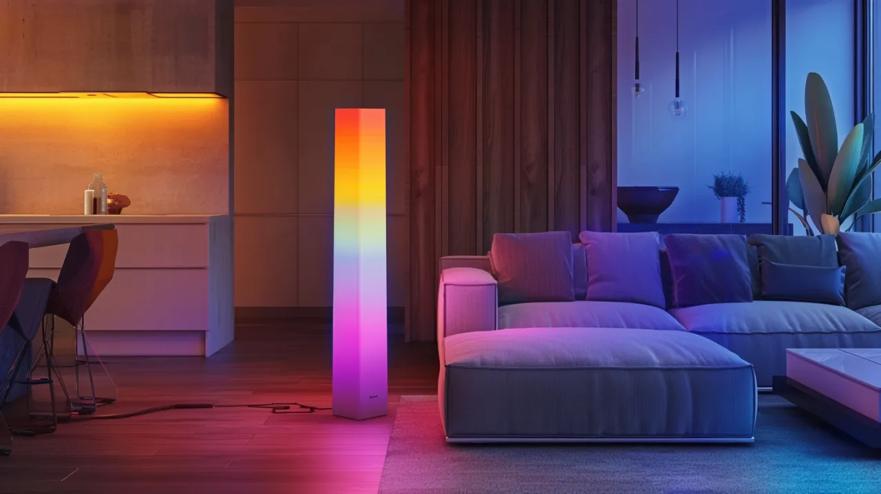 Zdjęcie Lampa stojąca RGB: Najlepsze lampy RGB stojące do nowoczesnych wnętrz