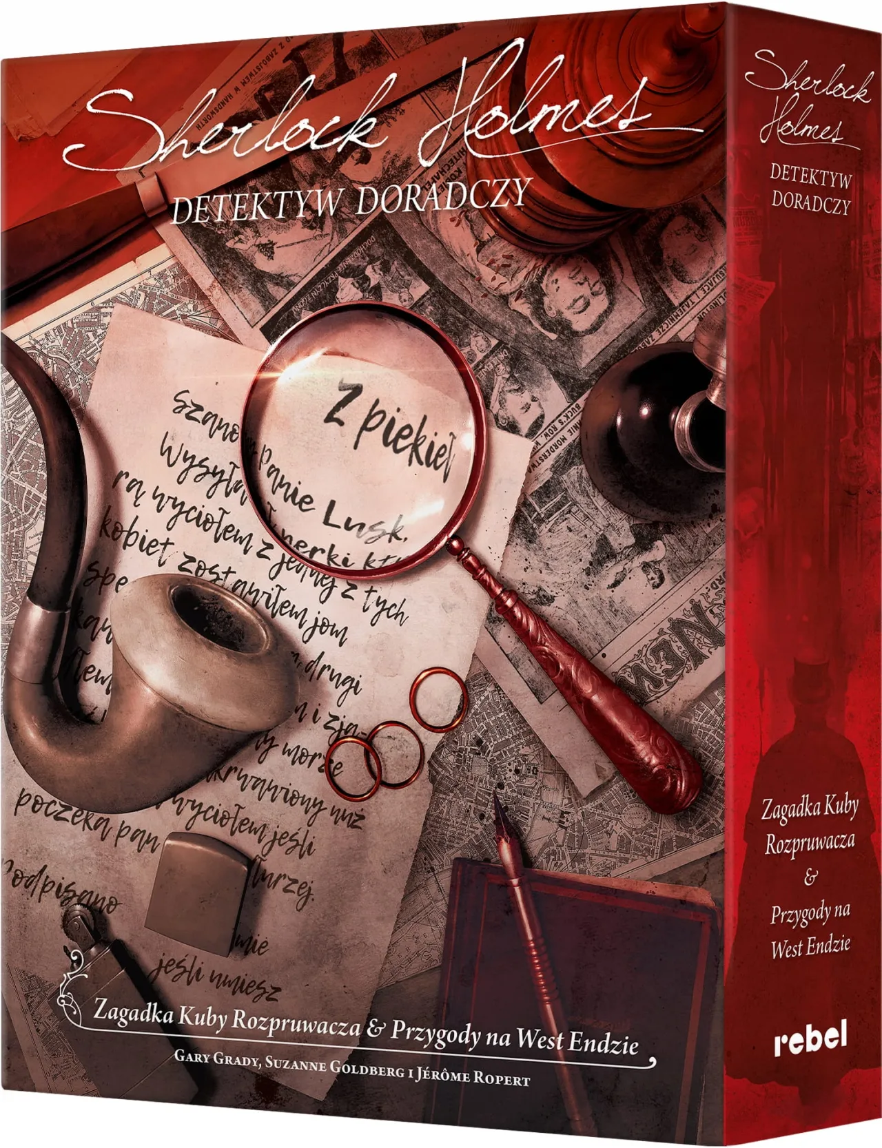 Zdjęcie Sherlock Holmes gra planszowa - odkryj tajemnice i zasady rozgrywki