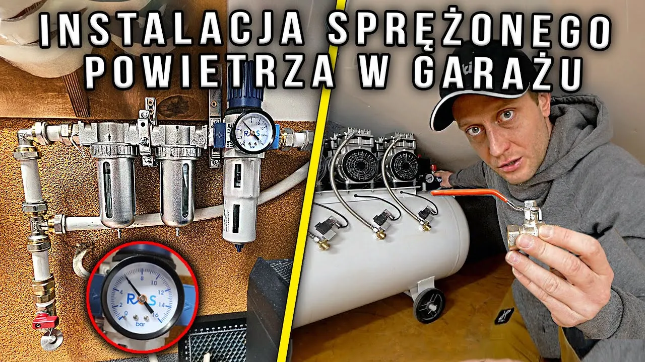 Zdjęcie Z czego zrobić instalację pneumatyczną w warsztacie, aby uniknąć problemów?