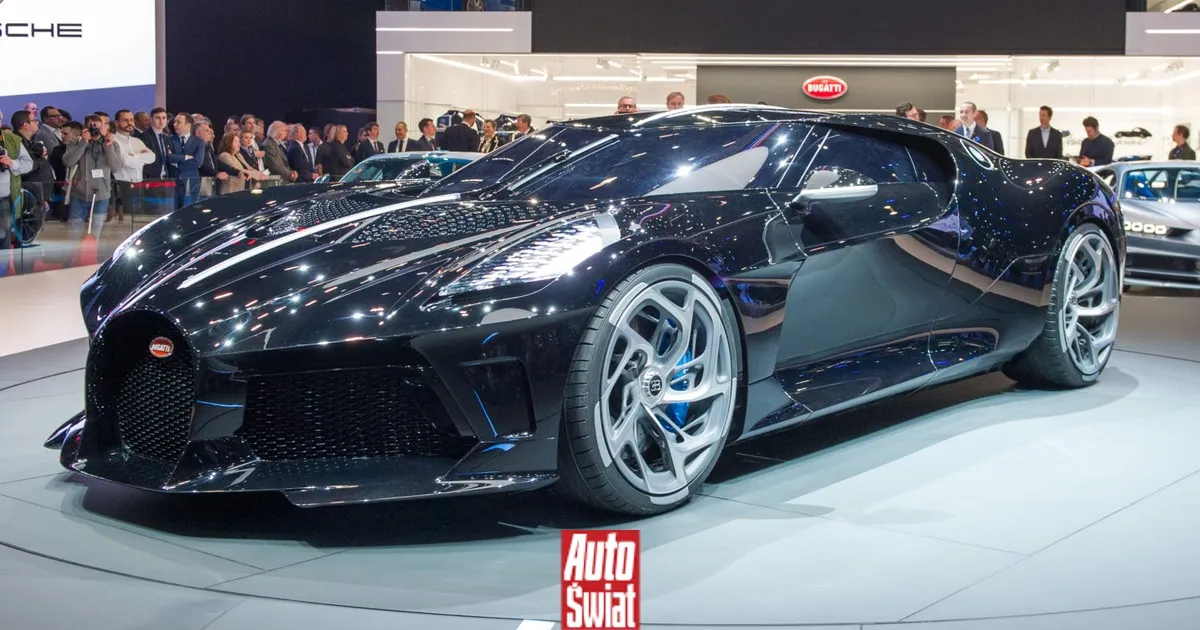 Zdjęcie Bugatti La Voiture Noire - 1500 koni i niesamowite osiągi