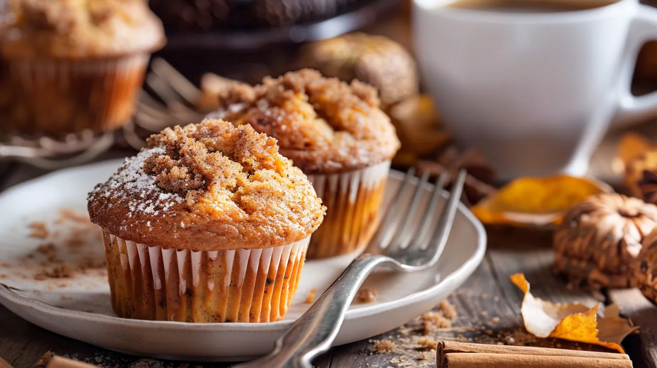 Zdjęcie Muffinki dyniowe z jogurtem - Jak zrobić pyszne muffinki dyniowe