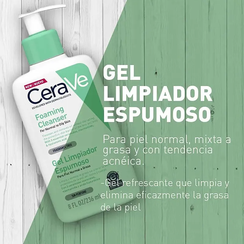 Zdjęcie CeraVe espuma de limpieza facial: beneficios, ingredientes y opiniones
