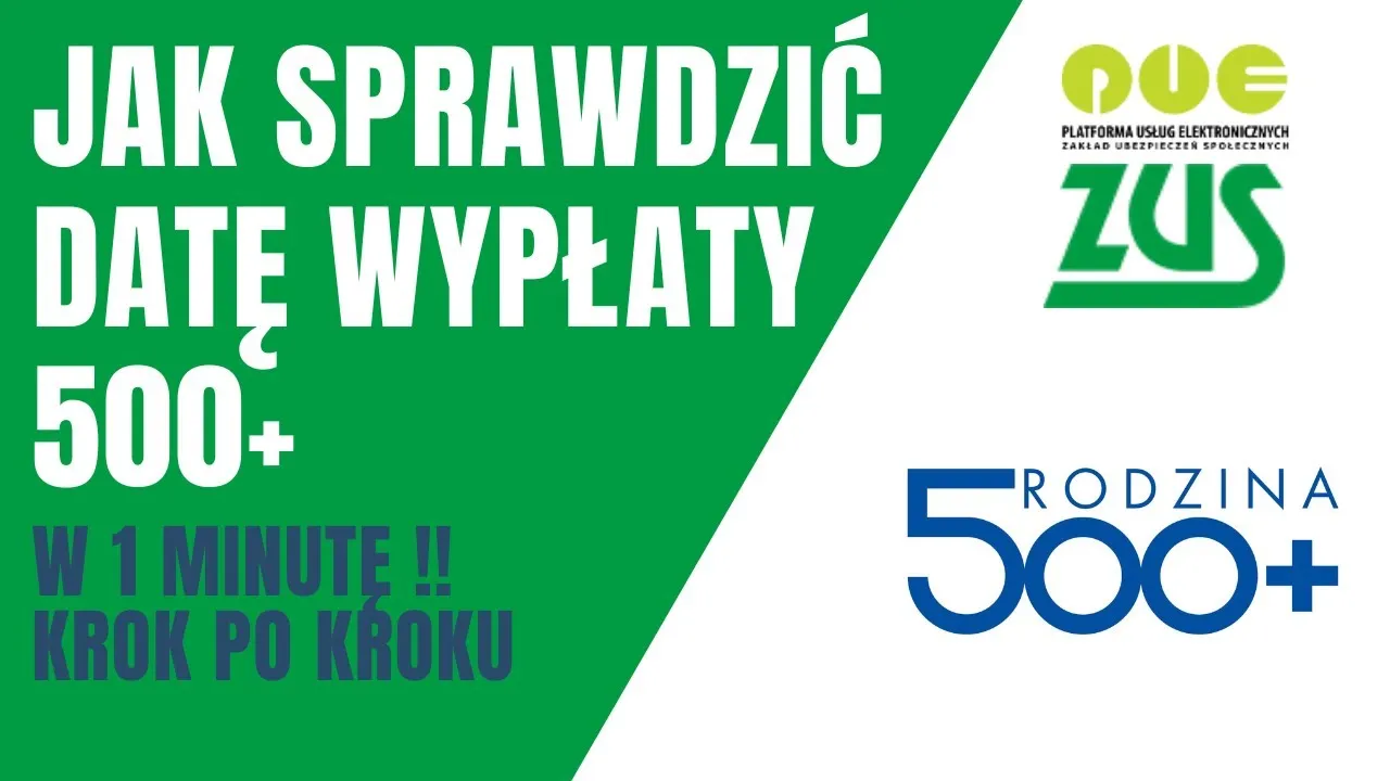 Zdjęcie Jak sprawdzić termin wypłaty 500 plus zus i uniknąć opóźnień