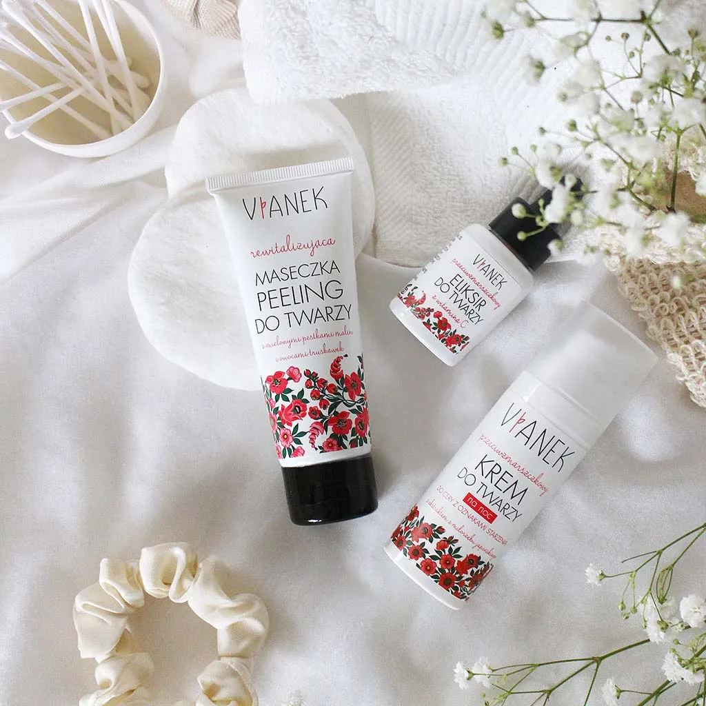 Zdjęcie VIANEK rewitalizująca maseczka peeling do twarzy – skuteczna pielęgnacja skóry