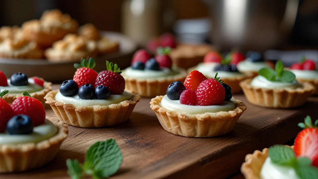 Zdjęcie Kruche babeczki z mascarpone: Pyszne i eleganckie na każdą okazję