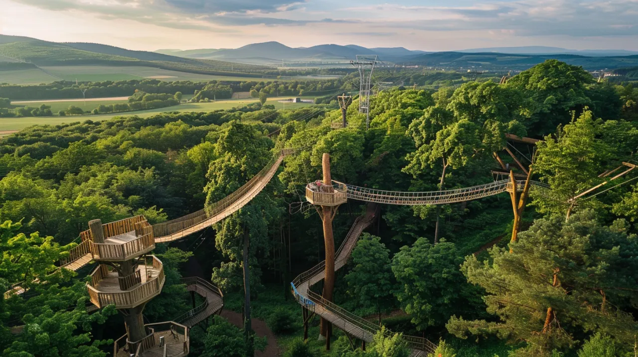 Zdjęcie Bieszczadzka przygoda: Ranking najlepszych parków linowych 2025