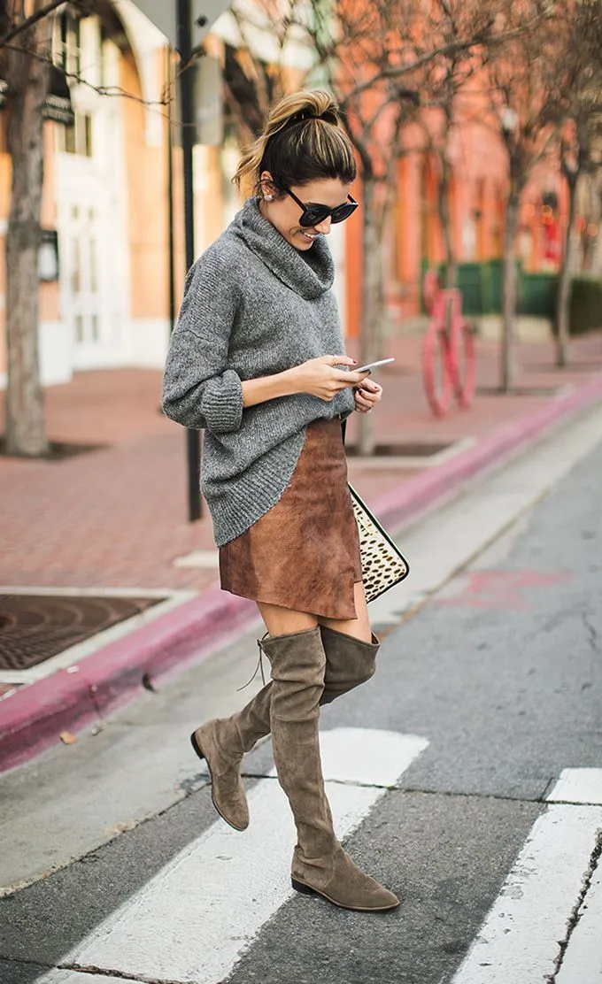 Zdjęcie Buty za kolano: 7 stylizacji, które odmienią Twoją garderobę