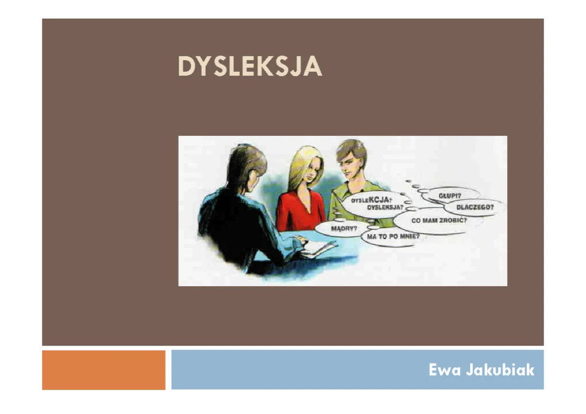 Zdjęcie Dysleksja - gdzie szukać pomocy? Skuteczna diagnoza i terapia