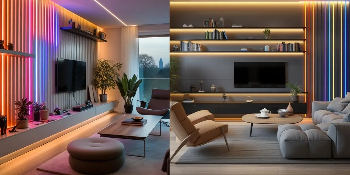 Zdjęcie Jak podświetlić lamele, aby uzyskać efektowne oświetlenie wnętrza