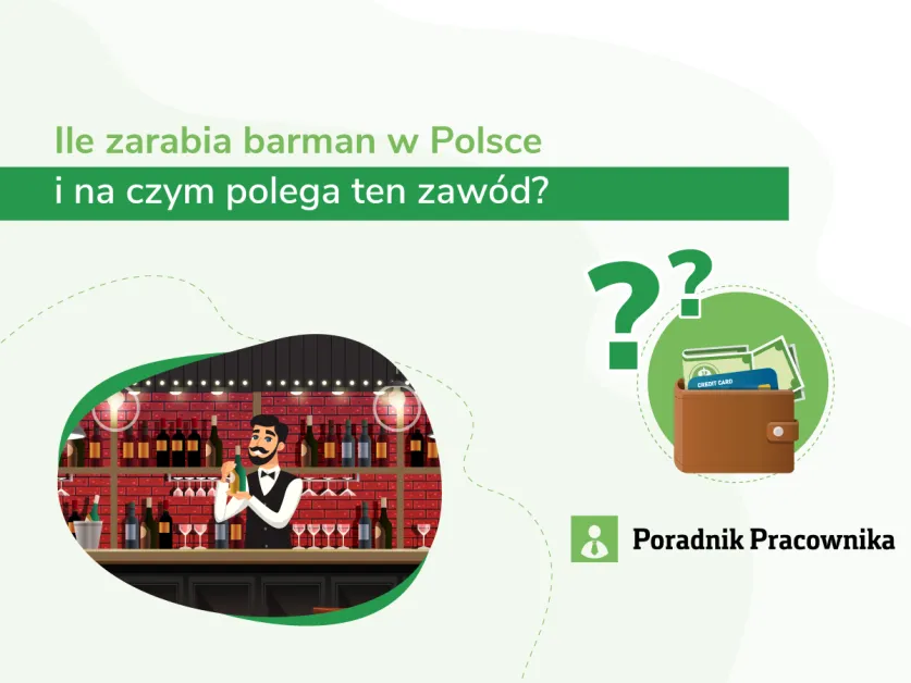 Zdjęcie Ile zarabia barman w Polsce? Zaskakujące różnice w wynagrodzeniach