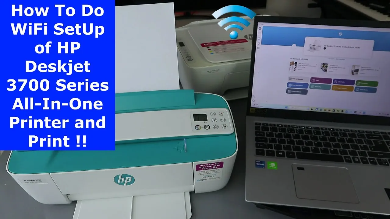 Zdjęcie Jak podłączyć drukarkę HP DeskJet 3700 do Wi-Fi bez problemów