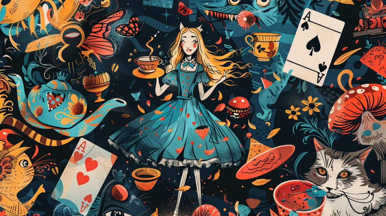 Zdjęcie Plakat Alicja w Krainie Czarów: Najpiękniejsze grafiki z bajki