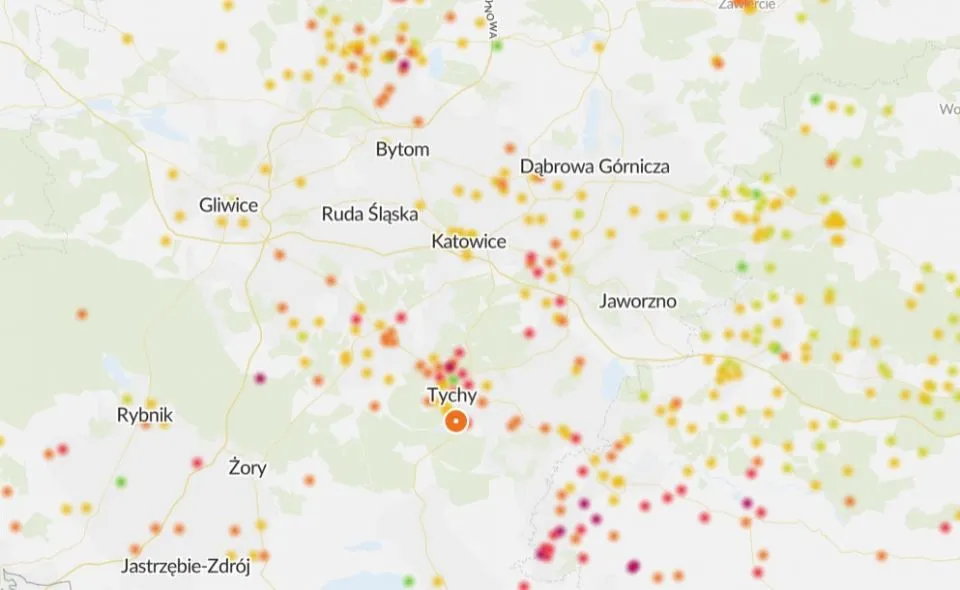 Zdjęcie Czystość powietrza Tychy: Aktualne dane i prognozy AQI 2025