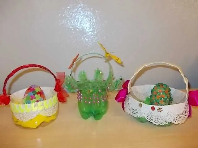Zdjęcie Jak zrobić koszyczek wielkanocny z butelki plastikowej - łatwe kroki i pomysły