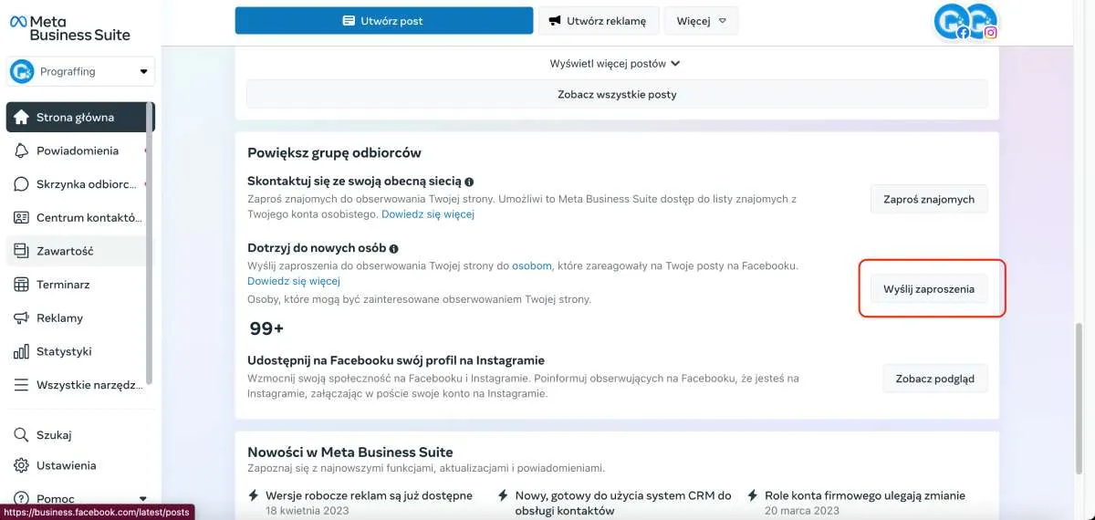 Zdjęcie Jak zaprosić do polubienia strony i zwiększyć jej zasięg na Facebooku