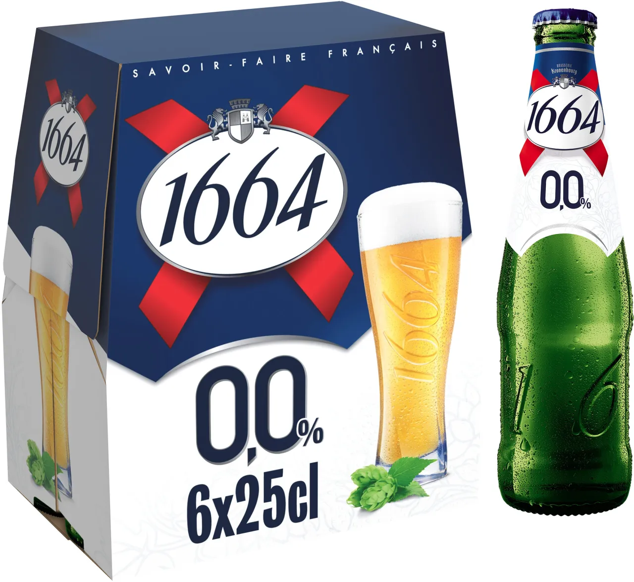 Zdjęcie Combien de sucre dans une bi&egrave;re 1664 ? Les chiffres pr&eacute;cis