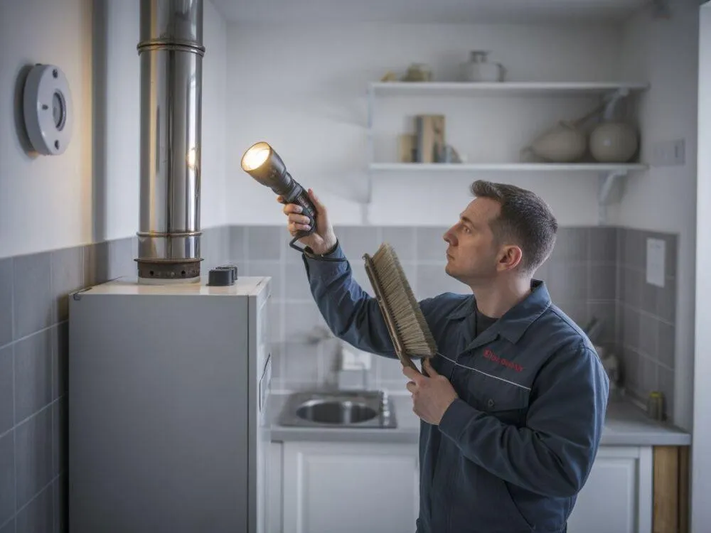 Zdjęcie Jak często czyścić komin przy ogrzewaniu gazowym, aby uniknąć zagrożeń?