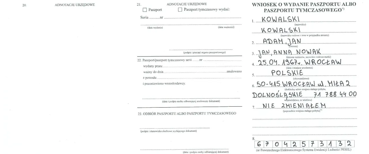 Zdjęcie Jak wypełnić wniosek o paszport: kompletny poradnik krok po kroku