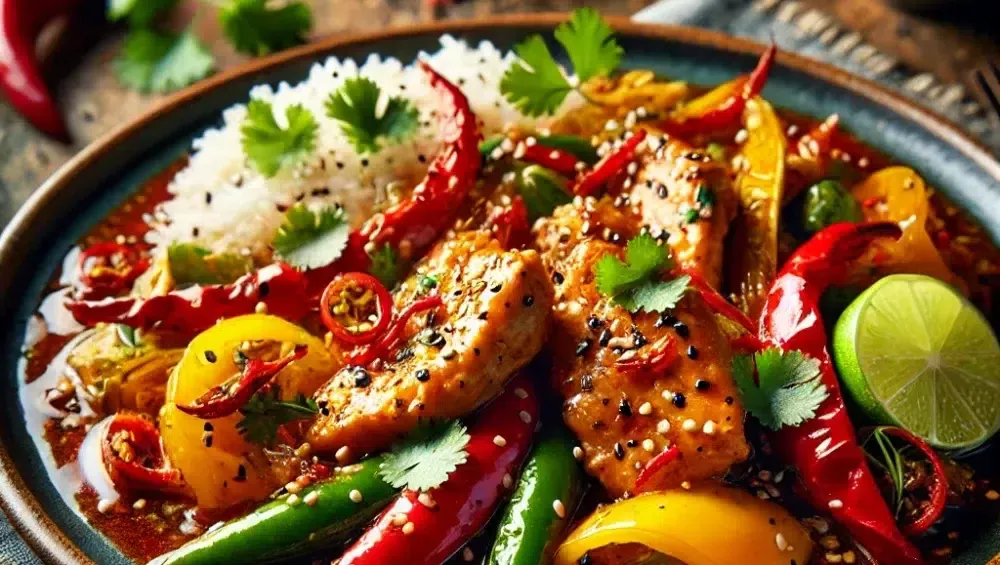 Zdjęcie Smak Azji dzięki aromatycznym udkom kurczaka po tajsku w kuchni