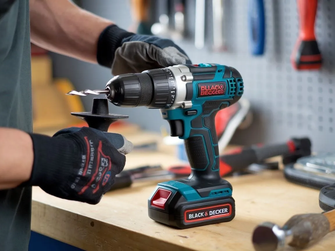 Zdjęcie Jak łatwo zdjąć głowicę z wiertarki Black&amp;Decker - poradnik