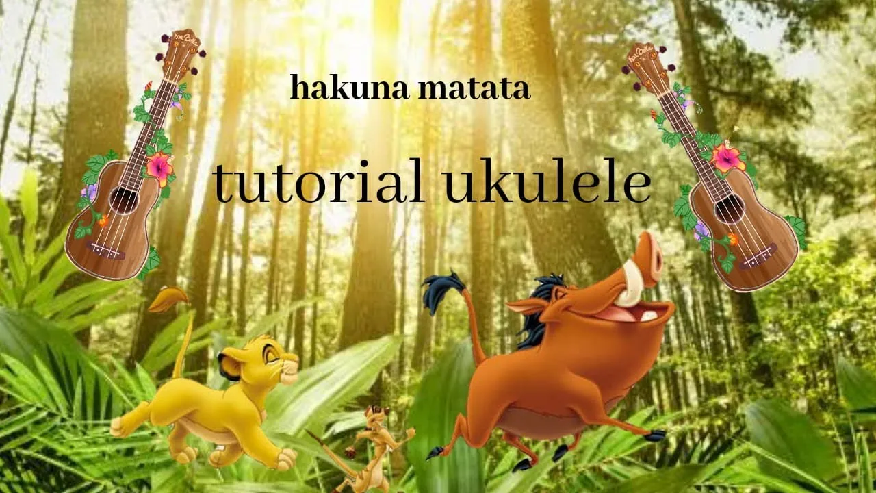 Zdjęcie Jak grać Hakuna Matata na ukulele: Łatwy tutorial z akordami