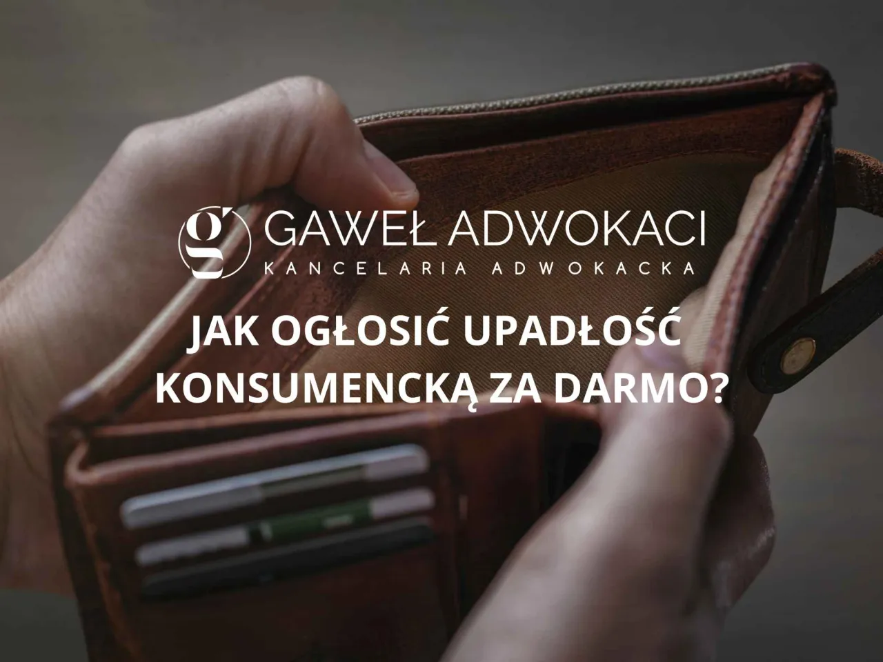Zdjęcie Jak ogłosić upadłość konsumencką za darmo i uniknąć wysokich kosztów