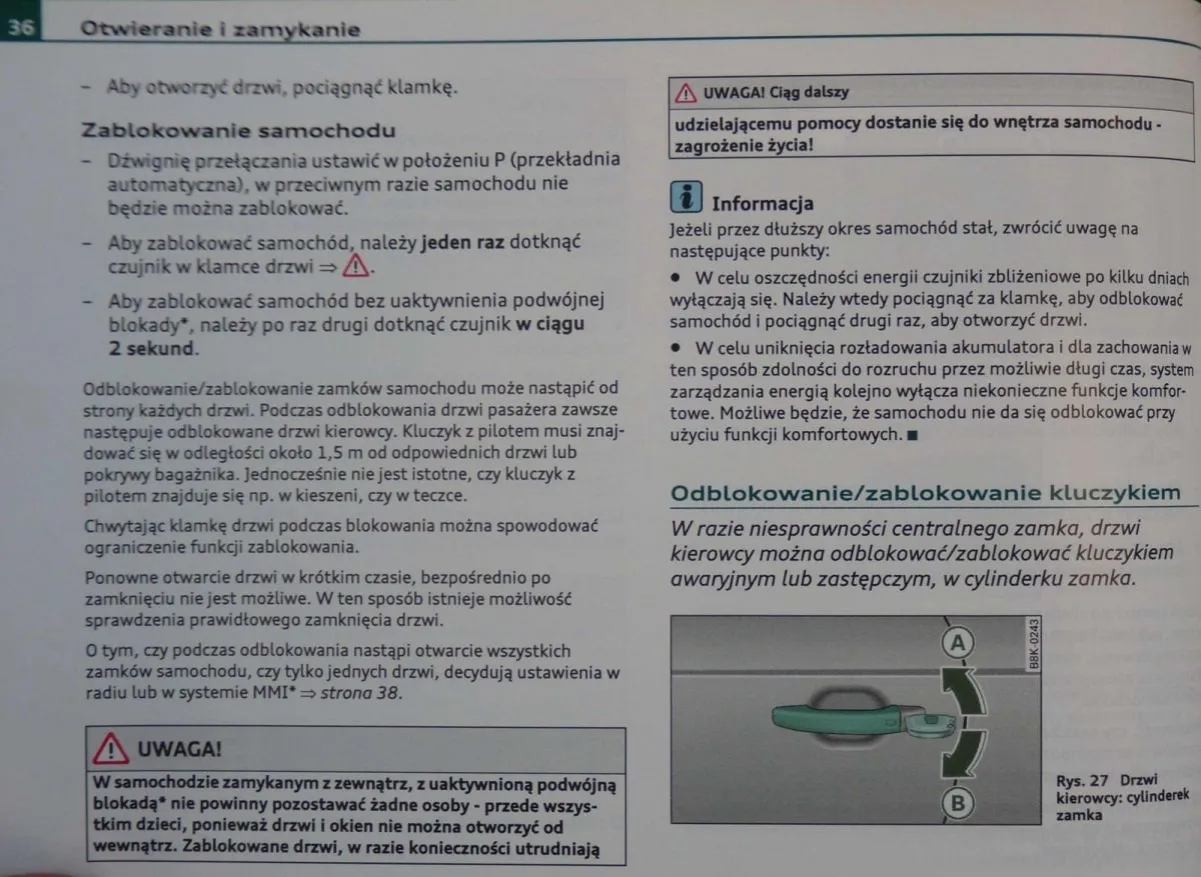 Zdjęcie Jak otworzyć Audi A4 B5 bez kluczyka? Sprawdź skuteczne i bezpieczne metody!